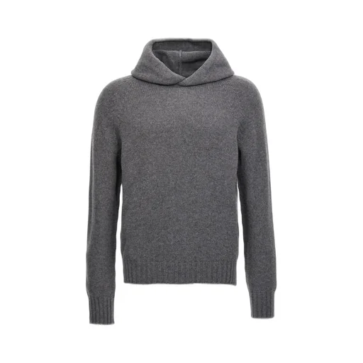 Maya Ribbed-Knit Straight Hem Hoodie Ry