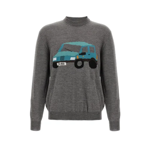 Magliano Graphic Detailed Crewneck Sweater