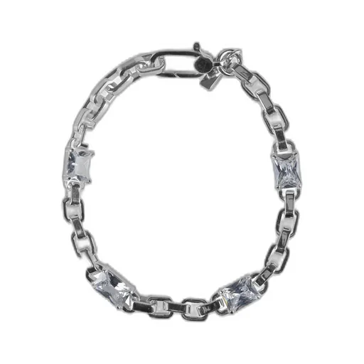 Logo Solitaire Bracelet / Sil