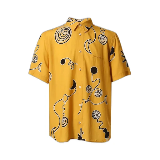 La Chemise Melo / Arty Spiral Blk/Org