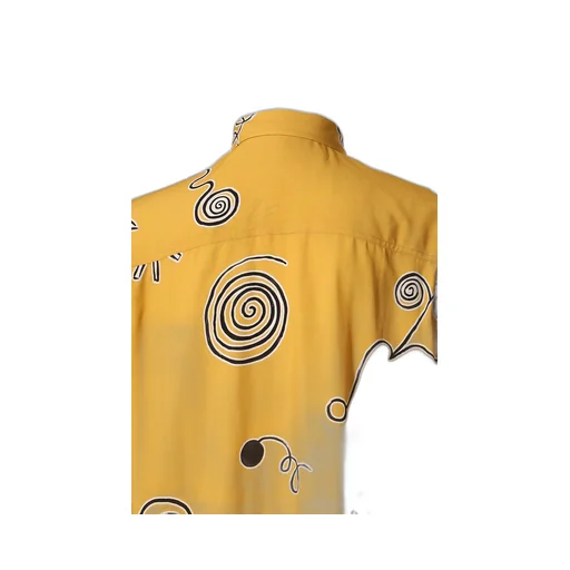 La Chemise Melo / Arty Spiral Blk/Org