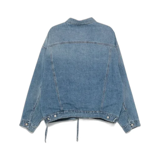 Magliano Long Sleeved Buttoned Denim Jacket