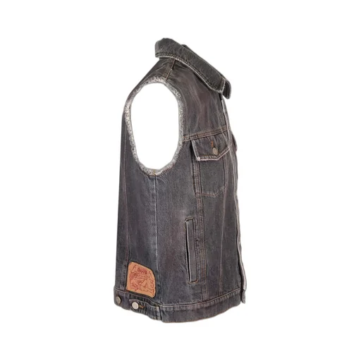Magliano Raw-Cut Detailed Sleeveless Denim Vest