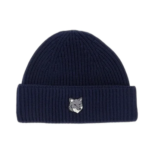 Maison Kitsuné Fox Head Large Beanie