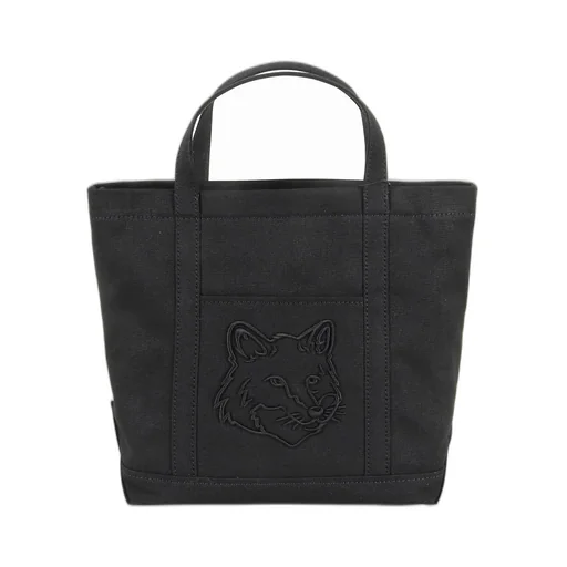 Maison Kitsuné Fox Head Small Tote Bag