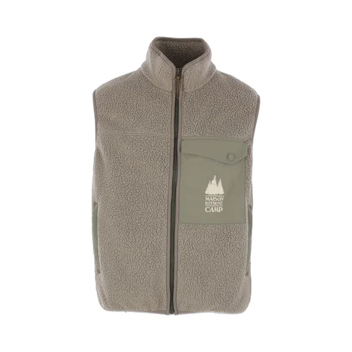Maison Kitsuné Casual Fleece Sleeveless Vest
