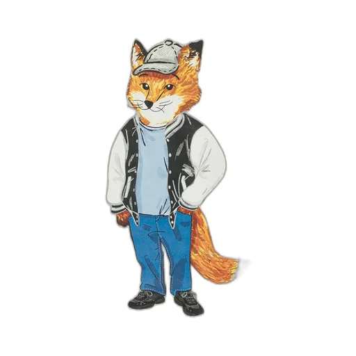 Maison Kitsuné Dressed Fox Tote Bag