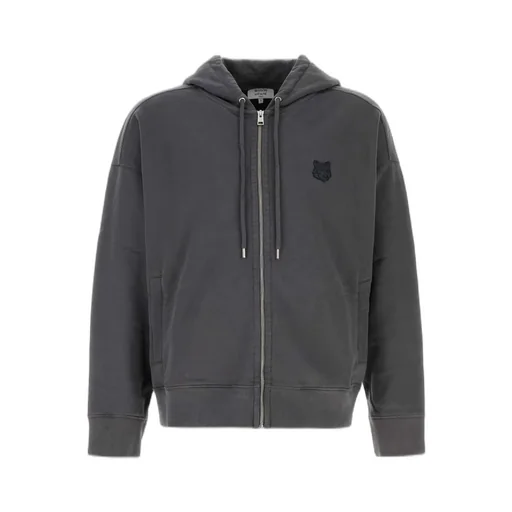 Maison Kitsuné Fox Head Zipped Oversized Hoodie