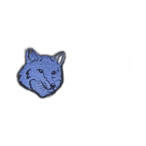 Maison Kitsuné Fox Head Ribbed Polo Jumper