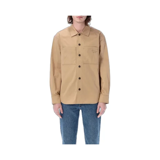 Maison Kitsuné Profile Fox Buttoned Long-Sleeved Shirt