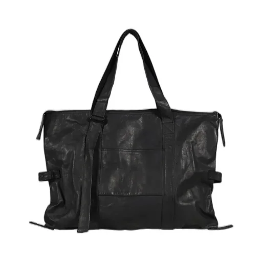Leather 3Way Tote Bag / Black