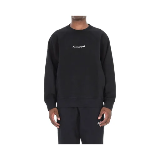 Maison Kitsuné Logo Embroidered Oversized Sweatshirt