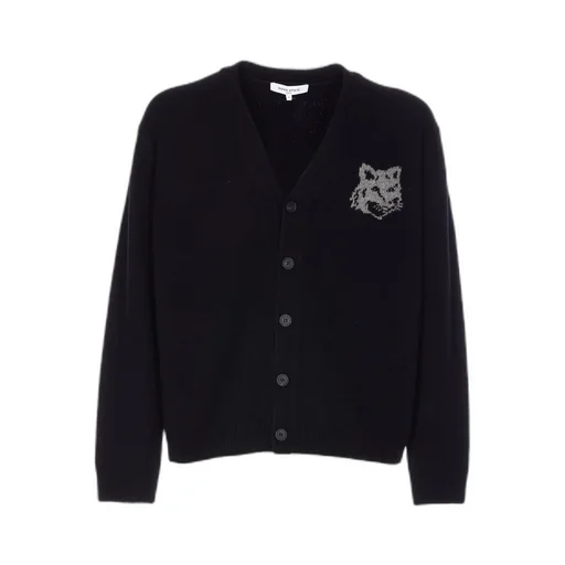 Maison Kitsuné Long Sleeve Buttoned Jumper