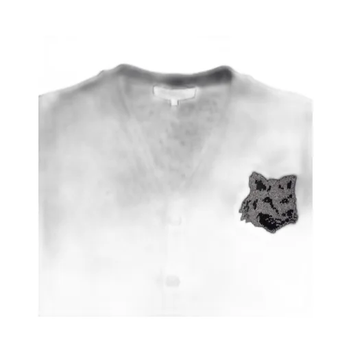 Maison Kitsuné Long Sleeve Buttoned Jumper