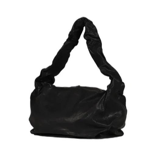 Leather Wave Bag / Black