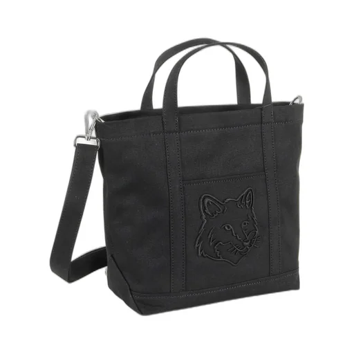 Maison Kitsuné Fox Head Small Tote Bag