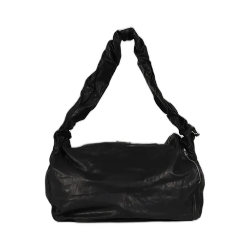 Leather Wave Bag / Black