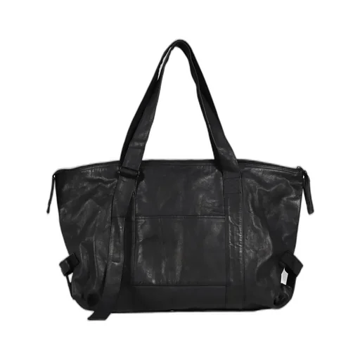 Leather 3Way Tote Bag / Black