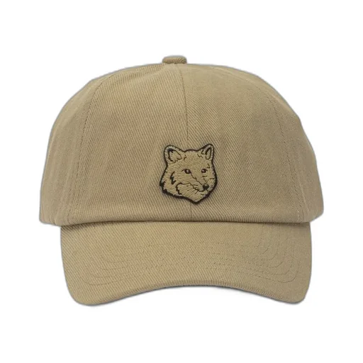 Maison Kitsuné Fox Head Embroidered Baseball Cap