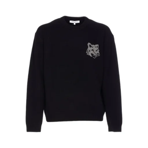 Maison Kitsuné Fox Head Intarsia Jumper