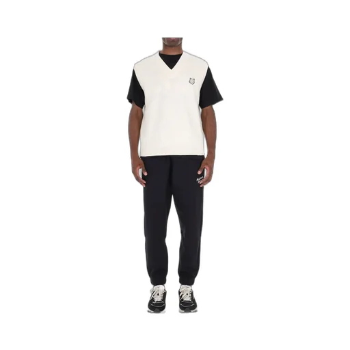 Maison Kitsuné Fox Head Ribbed Vest