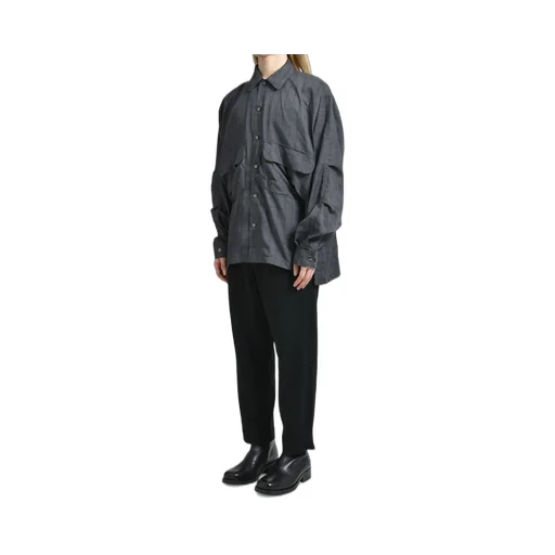 Tech Sports Open Collar Shirt L/S Nova Check / Cha
