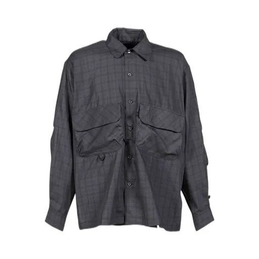 Tech Sports Open Collar Shirt L/S Nova Check / Cha