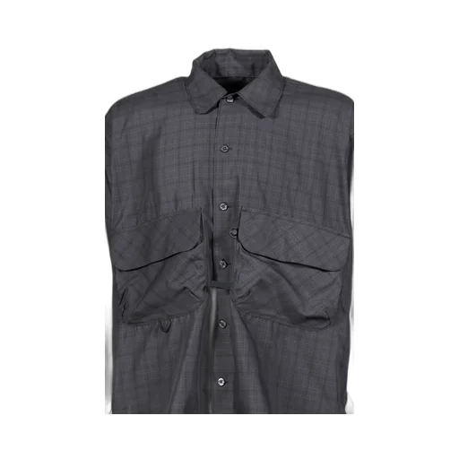 Tech Sports Open Collar Shirt L/S Nova Check / Cha