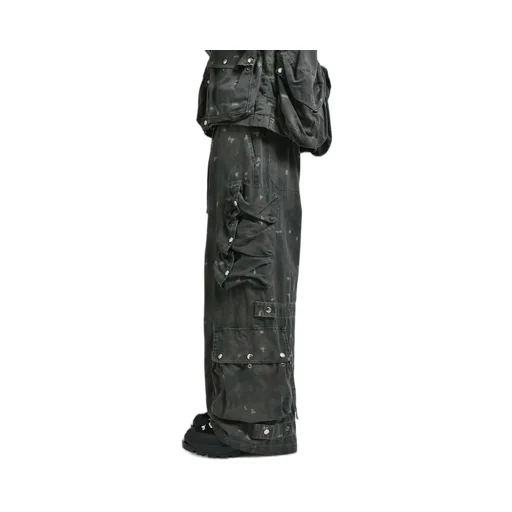 Blackening Pizza Camo Millitary Pants / Camo