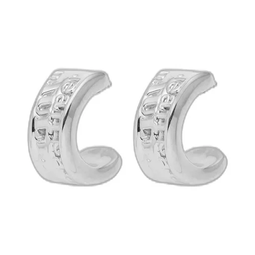 Logo Earrings / Sil