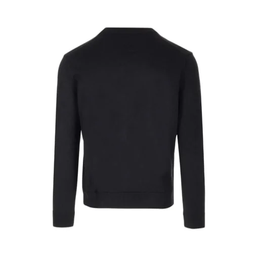 Maison Kitsuné Fox Embroidered Knitted Jumper