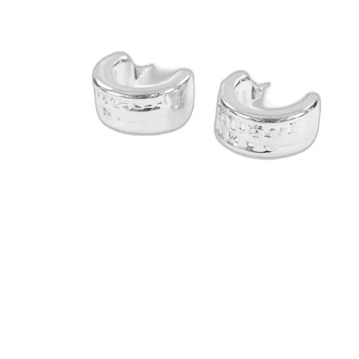 Logo Earrings / Sil