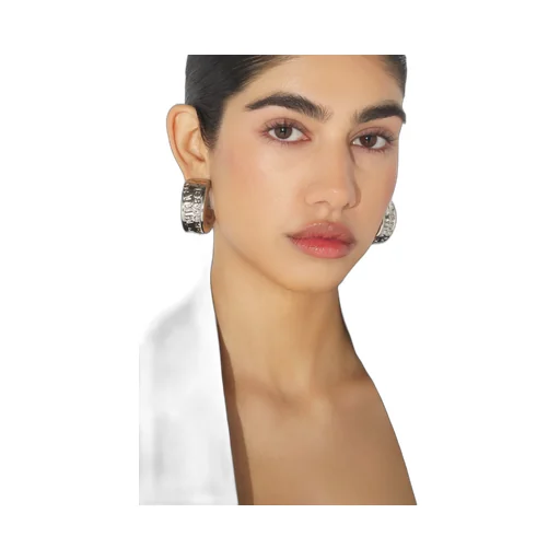 Logo Earrings / Sil