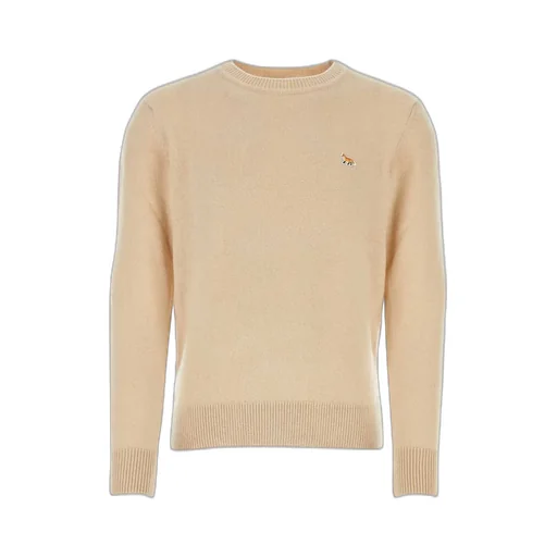 Maison Kitsuné Logo Patch Long-Sleeved Jumper