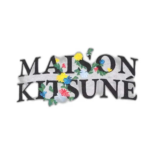 Maison Kitsuné Logo Printed Crewneck Sweatshirt