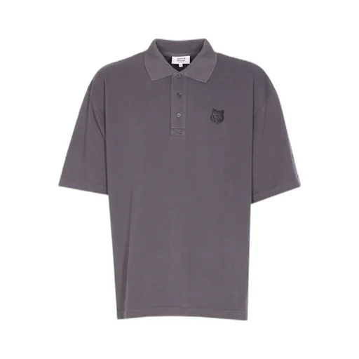 Maison Kitsuné Fox Head Oversize Polo Shirt