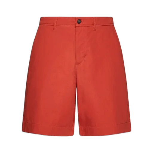 Maison Kitsuné Logo Tag Bermuda Shorts
