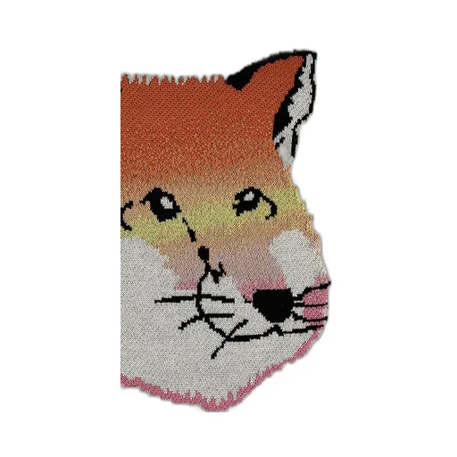 Maison Kitsuné Fox Head Intarsia-Knit Jumper