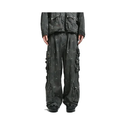 Blackening Pizza Camo Millitary Pants / Camo