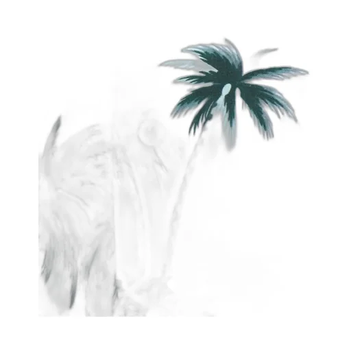 Maison Kitsuné Island-Print Short-Sleeved Shirt