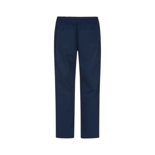 Maison Kitsuné Logo Embroidered Straight-Leg Trousers