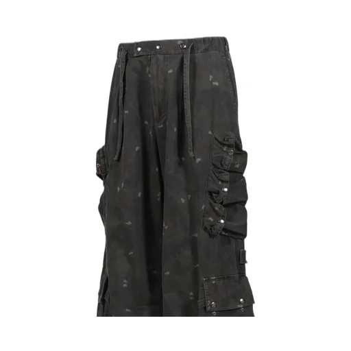 Blackening Pizza Camo Millitary Pants / Camo
