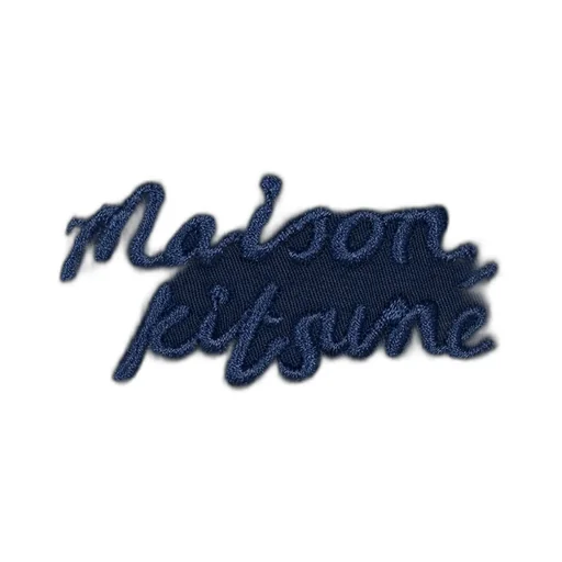 Maison Kitsuné Logo Embroidered Straight-Leg Trousers