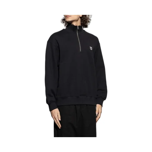 Maison Kitsuné Fox Head Half-Zip Sweatshirt