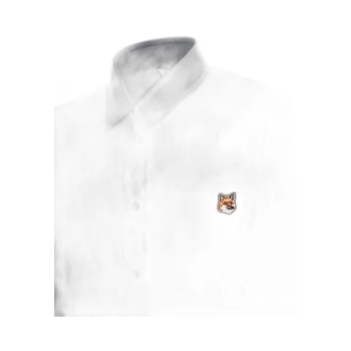 Maison Kitsuné Fox Head Patch Buttoned Shirt