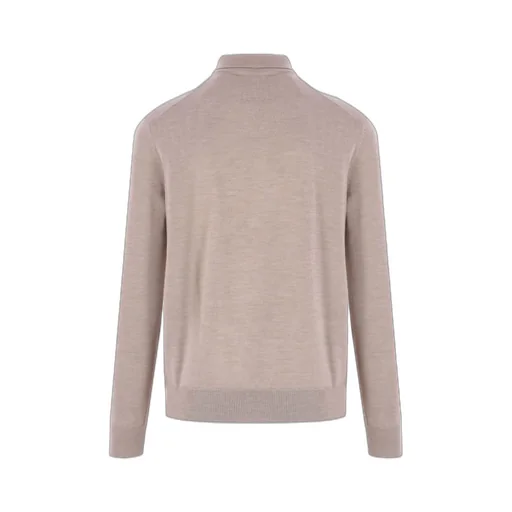 Maison Kitsuné Fox Head Patch Fine-Knit Polo Shirt