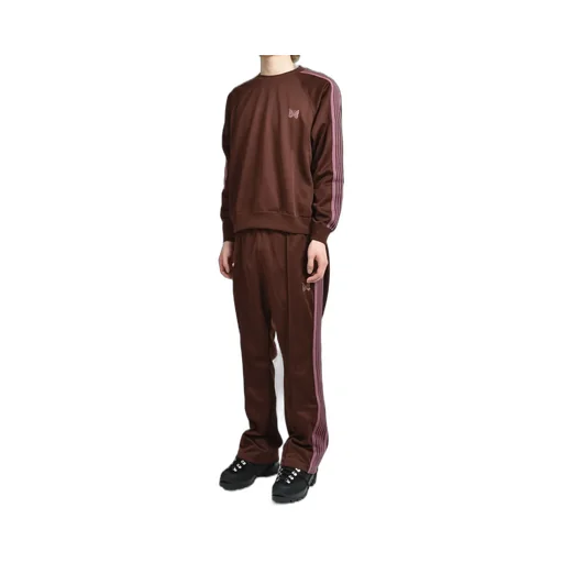 Track Crew Neck Shirt - Poly Smooth / Brw