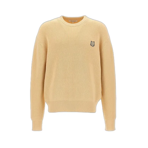 Maison Kitsuné Fox Head Patch Knitted Jumper