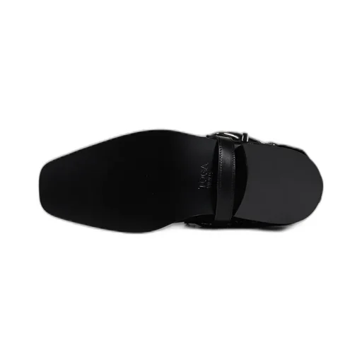 Aj1178 - Black Hard Leather / Blk