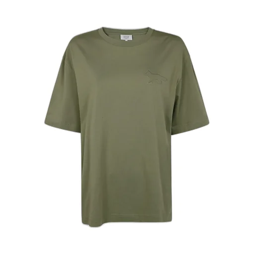Maison Kitsuné Embossed Profile Fox Oversized T-Shirt